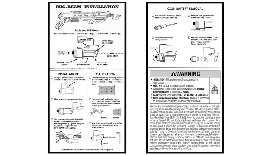 BUG-BEAM LASER