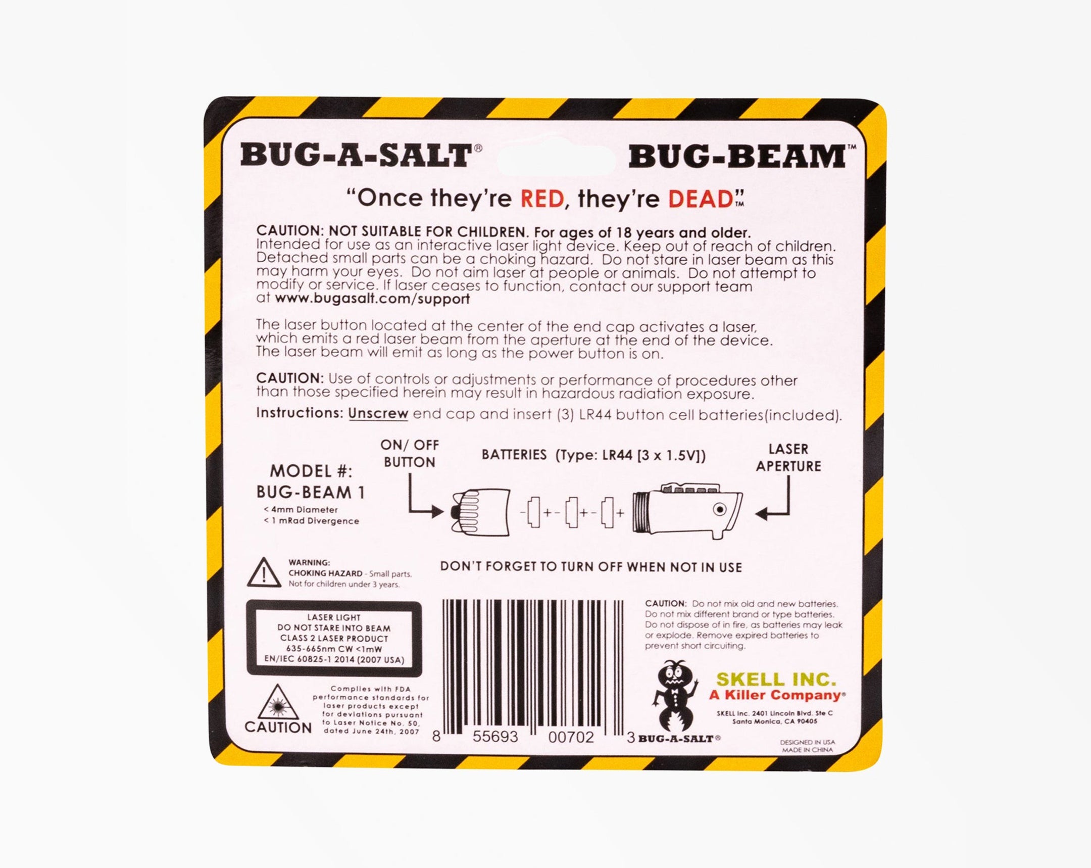 Bug-Beam & Reverse Yellow Bug-A-Salt 2.5